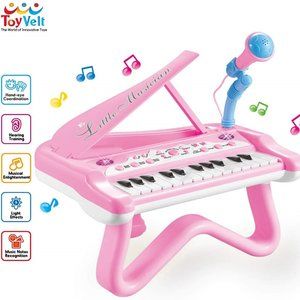 Kid's First Piano by ToyVelt.~ Toy Piano (Pink) NIB.